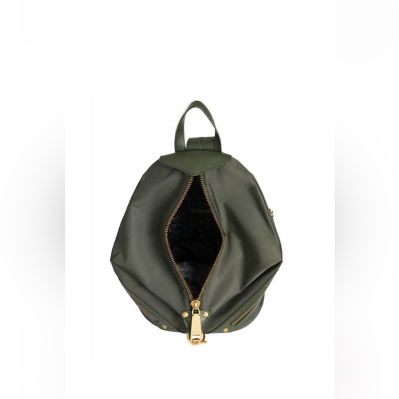 Olive Green Rebecca Minkoff Nylon Julian Backpack - Picture 4 of 8